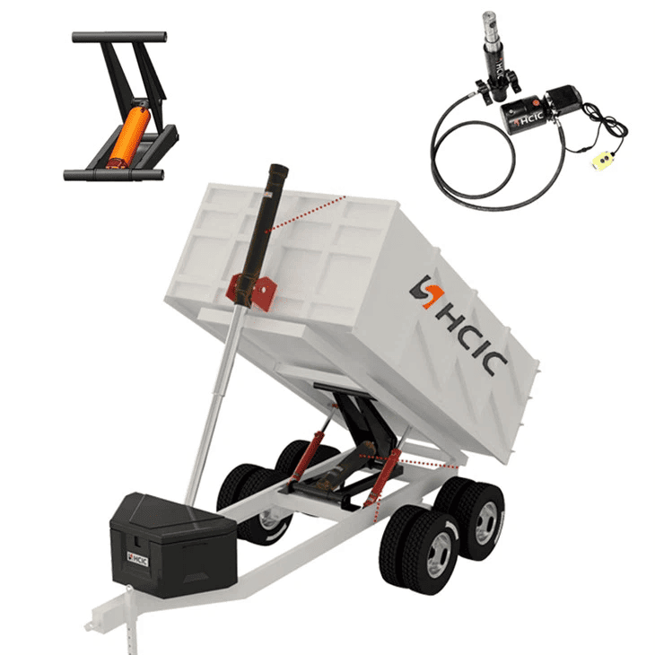 Tonna Móra HSG Sorcóir Ola Hiodrálacha Ardbhrú Le haghaidh Leantóir Dumpála